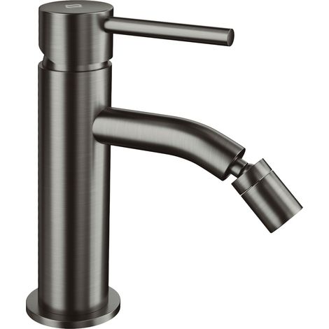 Grifo de Bidé Modelo SIRIO Fabricado en Latón Monomando Acabado en Titanio (1/2)
