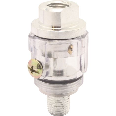 Accesorio elmag inline oiler 1/4 pulgada entrada salida aire