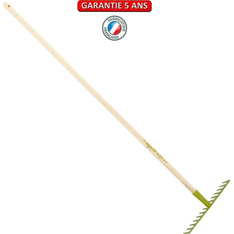 OUTILS PERRIN Râteau soudé 14 dents droites manche 150cm - Kiwi (1/2)