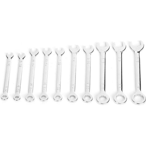 TARSHYRY Ensemble de Clés à Cliquet, Ensembles de Clés à Cliquet Set Coloriage Combinaison 10pcs / Set Mini Wrench Dodecagon Pentalobe Ouverture Combinaison Spanner 4-11 Mm (Norme britannique). (1/5)