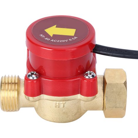 Durchflusssensor für Wasserpumpe, automatischer Druckschalter HT‑60 4‑4 220V 60W G1/2 Zoll (1/5)
