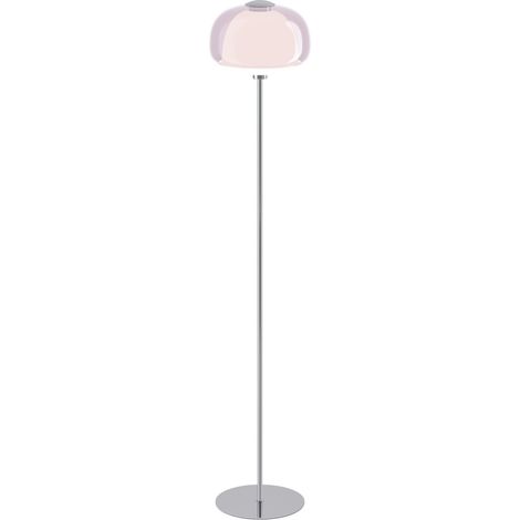 Eglo Stehleuchte Belomontejo E27 Ø 30 x 157,5 cm chrom/weiß/pink Lampen (1/3)