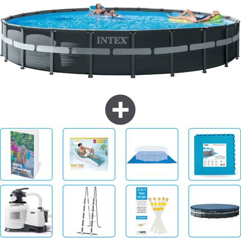 Intex Piscina Ultra XTR Rotonda - 732x132 cm - 9-pezzi S651