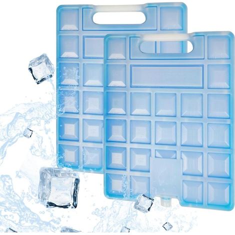 Große, wiederverwendbare Kühlakkus für den Gefrierschrank, ideal für Lunchboxen, Kühlboxen, Picknicks, Camping und Angeln – 25,4 x 20 x 3 cm (1/5)