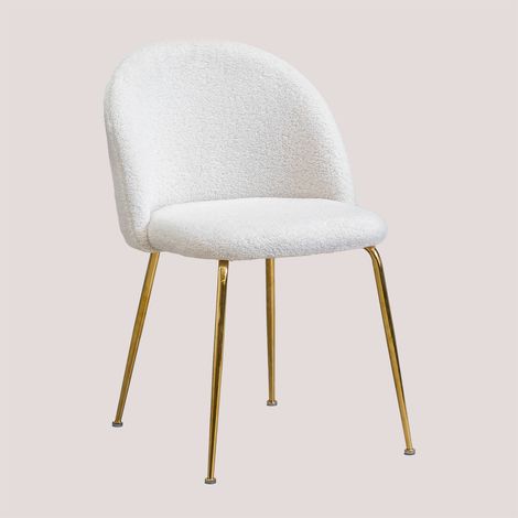 Pack de 2 Silla de Comedor en Borreguito Kana Design SKLUM              (1/5)
