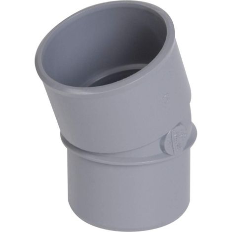 Nicoll – Raccord d'évacuation PVC coude mâle-femelle 20° diamètre 40 mm – Assemblage facile – UCH2