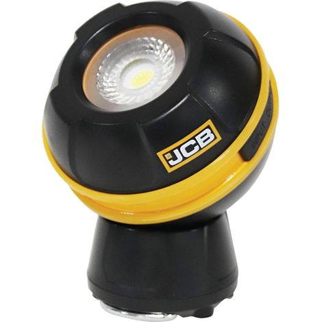 JCB GLOBE LED Arbeitsleuchte 600 Lumen Magnetfuß 360° drehbar integrierte USB Powerbank IP44 (1/5)