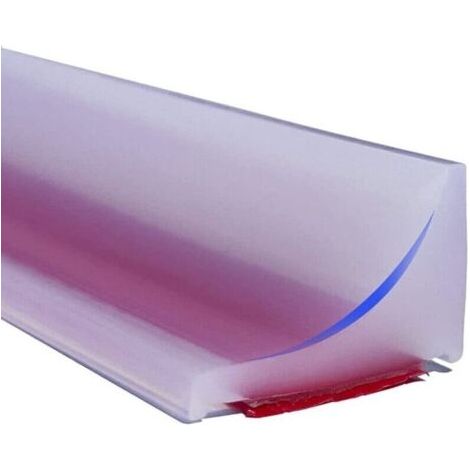 Barrière de douche silicone auto-adhésive 100 cm,seuil anti-débordement pour douche italienne,système de rétention étanche pour sol de salle de bain