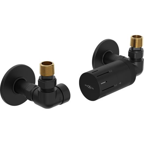 Mexen G05 set termostatico assiale con copertura R, nero - W903-958-904-70 (1/3)