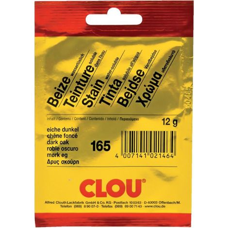 Clou Pulverbeize 12 g eiche dunkel Beizen