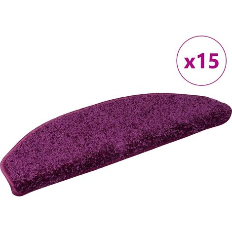 Maison Exclusive - Stufenmatten 15 Stk. 65x21x4 cm Violett Halbru (1/5)