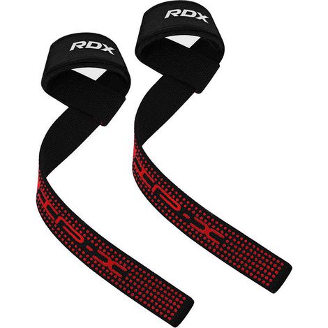 RDX S4 Supports de Poignes D'haltérophilie Noir Coton - RDX - WAC-S4B+ (1/2)