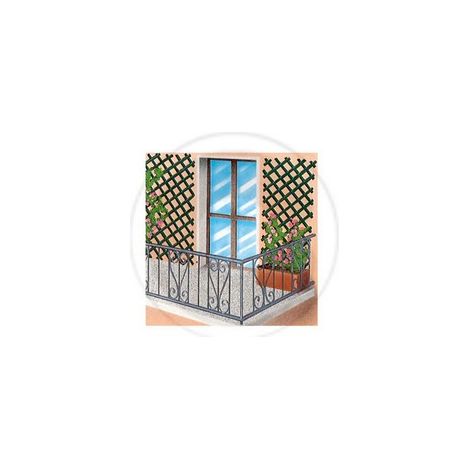 Tralicci Traliccio Verde Pvc In Plastica 2x1 Mt Fisarmonica Estensibile Gazebo (1/2)