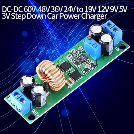 Convertisseur DC-DC Buck Step Down Module d'alimentation réglable 6,5V-60V à 1,25-30V 10A (1/5)