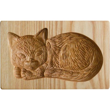 Cookie Embossing Molds Wooden Cookie Molds Biscuit Press Stamp Mold Baking Tools (1/5)