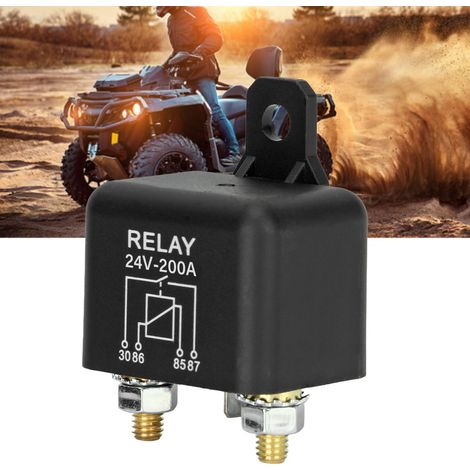 Relais de démarreur de véhicule haute intensité 24 V 200 A (1/5)