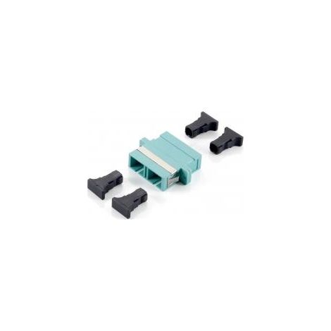 Equip LWL Verbinder SC Multimode Duplex OM3 12 Stk