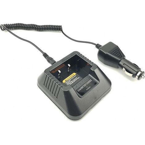Autobatterieladegerät mit Kontrollleuchte für Baofeng UV5R und UV-5RE Funkgeräte (1/4)