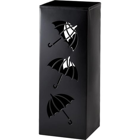Porte-parapluies - pour ranger les parapluies à l'entrée, convient aux bureaux ou aux maisons - 1 pièce, 17,5 × 17,5 × 44 cm (1/5)