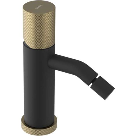 Sapho Ultratap - Bidetarmatur, mattschwarz/mattgold UT003TBG (1/2)