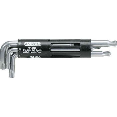KS TOOLS Classic Schlüsselsatz - Kugelköpfe - Lang - 8-teilig - 151.2400