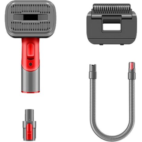 Adecuado para aspiradoras Dyson V7, V8, V10, V11 y V15, cepillo para mascotas, 4 juegos de cabezales de succión para pelo de perros y gatos.