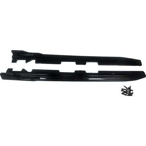 Extensions de bas de caisse, apparence sportive, ajustement personnalisé, Noir brillant (1/2)