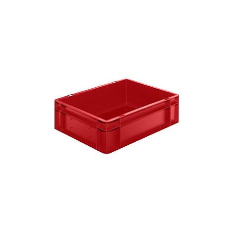 LA-KA-PE  Contenedor  apilable  L400xA300xH120mm  -  TK400/120-0  ROJO