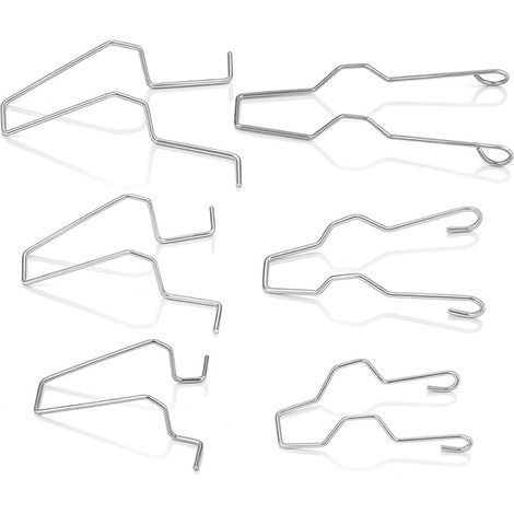 PCS Bulb Retaining Spring Clips, H7 Bulb Clips, Fixing Clips, Steel Headlight Retaining Spring Clip for High Beam Headlights H1/H3/H4/H7