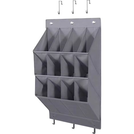 Rangement à chaussures à suspendre derrière une porte, range-chaussures suspendu avec grand porte-chaussures à poches, étagère à chaussures suspendue pour placard