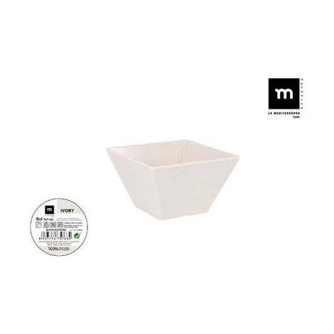 BOL MELAMINA IVORY 13X7CM LA MEDITERRANEA