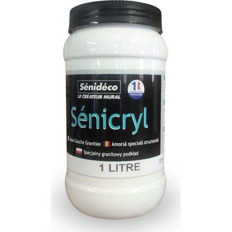 Sous-couche acrylique Granitée SENICRYL 1L pour 10m²