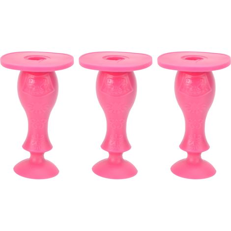 3er-Pack Türstopper für Frontlader-Waschmaschinen, Türhalterung aus Gummi für den Familiengebrauch, Rosa (1/5)