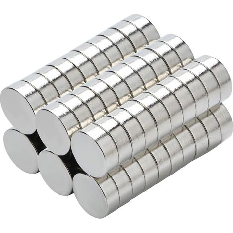 Aimant Néodyme - Forte Puissance Magnétique - Pour Réfrigérateur Tableau Blanc Bricolage - Lot De 50 Pièces (1/5)
