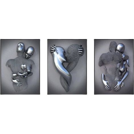 Arte abstracto para pared, estatua, dormitorio, sala de estar, pintura decorativa