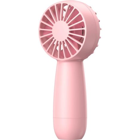 Ventilateur portable USB rechargeable 3 vitesses - Format ultra-compact pour enfants, bureau, maison et voyages