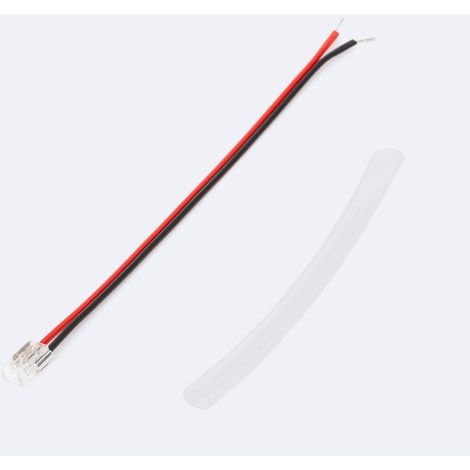 Verbinder mit Kabel für LED-Streifen SMD/COB Selbstgleichrichtend 220V AC IP65 Breite 6,5mm 6,5 mm