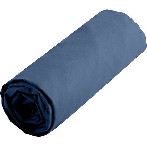 Lovely Casa dh34820012 Alicia-Lenzuolo con Angoli, in Cotone, 160 x 200 cm, Colore: Blu Jeans