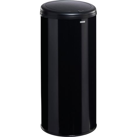 Poubelle à ouverture par pression Hand Touch - 45l - noir graphite - RAL 9011