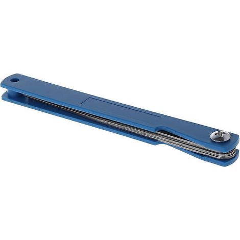 Jauge d'épaisseur métrique à 14 lames, pliable, pour le remplissage d'espaces, outil de mesure (1/5)