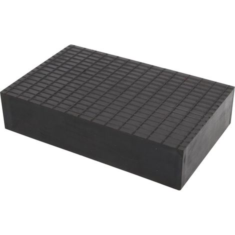 Taco de goma 29 para plataformas elevadoras, 220 x 140 x 50 mm (1/4)