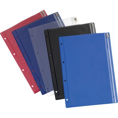 herlitz Utensilienhülle PVC 30,8 x 21,0 cm mit Gleitverschluss Utensilienhülle