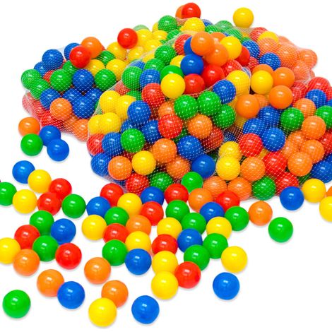400 Palline Piscina Bambini - 5,5cm Palline Plastica Colorate Gioco per Neonato (1/5)