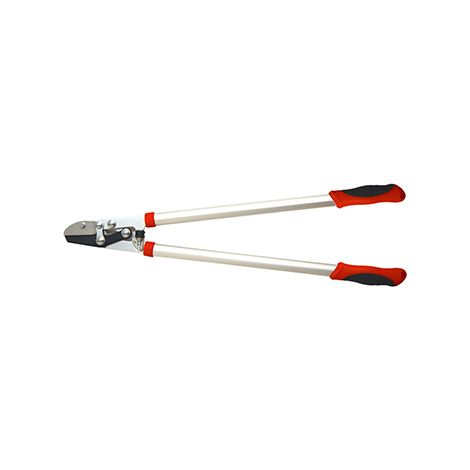 Potatore a cesoie Ozaki con lama a incudine per legni duri, in acciaio trattato. Manici bi-materiale e bracci in alluminio. Lunghezza: 76 cm Peso: 1,22 kg