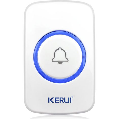 Bouton d'urgence SOS sans fil KERUI F51 433 MHz, accessoires pour système d'alarme domestique intelligent, blanc (1/5)