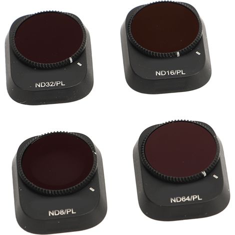 Kit de 4 filtres optiques ND8PL, ND16PL, ND32PL et ND64PL avec revêtement nano et étanchéité pour DJI MINI 3 et 3 PRO (1/5)