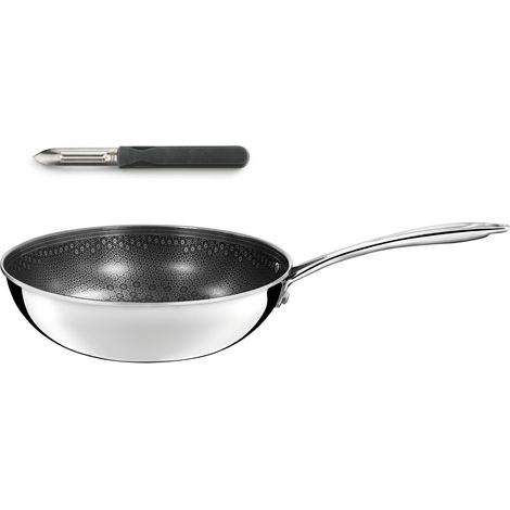 Virtuo - Set 1 wok 24cm, 1 éplucheur gris (1/2)