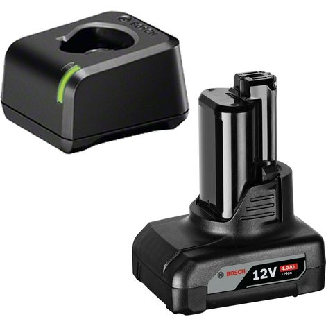 Bosch Akku-Starter-Set GBA 12 Volt / 1x 4,0 Ah + Schnellladegerät GAL 12V-20 (1/4)
