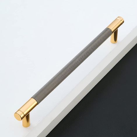 Poignées de meubles dorées modernes, poignées de porte avec entraxe de 192 mm, poignées de tiroir de cuisine, poignées de meubles vintage pour portes de cuisine