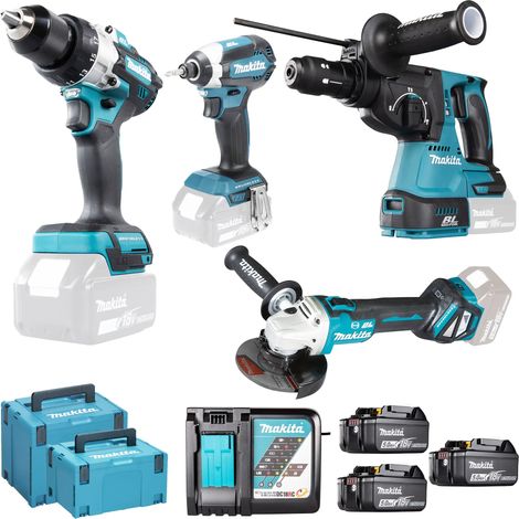 Elektrowerkzeug-Set Makita DLX4158TJ 18 V 5 Ah (1/10)